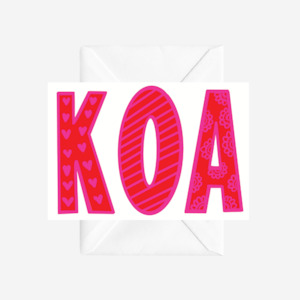 Card - Koa