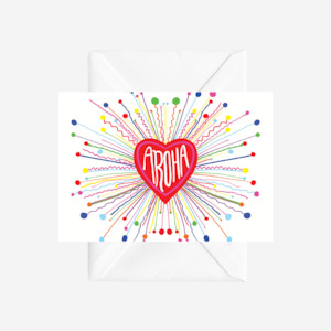 Card - Aroha Heart