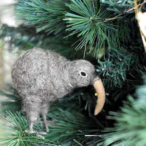 Felt Animals: Kiwi NZ Native Bird - Hand Felted