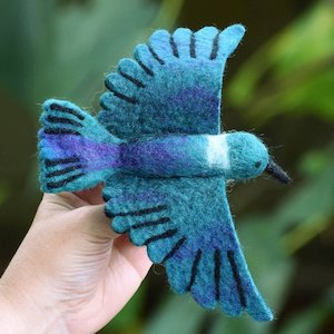 Tūī NZ Native Bird - Hand Felted