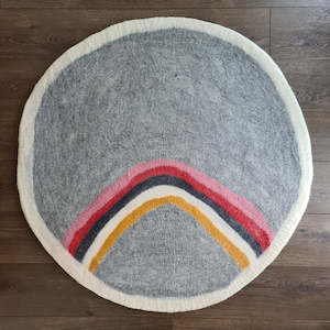 Rainbow Felt Rug