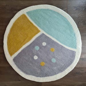 Nursery And Home: Moonstone Felt Rug