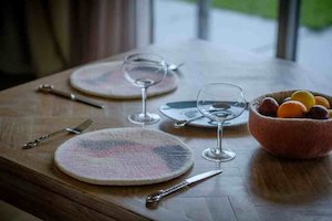Pink Scape Table Mat