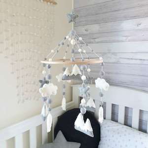 Silver Lining Woodland Mobile