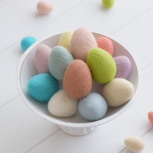 Felt Easter Eggs - Set of 12