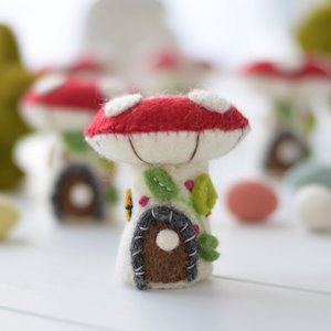 Easter Mushroom Home