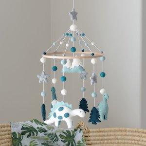 Baby Mobiles: Green Dinosaurs Baby Mobile