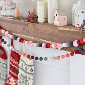 Santa Baby Felt Christmas Garlands