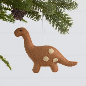 Christmas: Dino Christmas Decoration - caramel