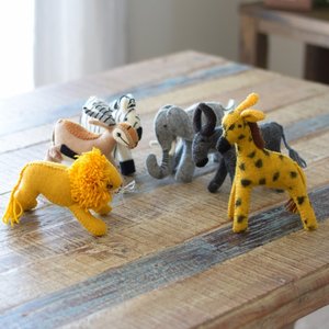 Felt Animals: Felt African Animals - Set of 6