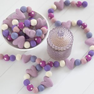 Garlands: Lilac Lullaby Felt Garland