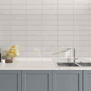 Size 100x600: White Wall Gloss - SQM