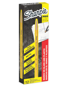 Tools: Sharpie Yellow Marker 12 Pack