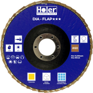 Tools: Cup Wheel (DIA FLAP) 125mm Brown #60 Grit