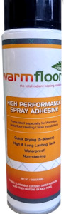 Products: Warmflo Adhesive Spray 500ml - Each - Underfloor Heating - Bathroom Supplies - Our