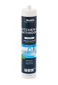 BOSTIK KITCHEN & BATHROOM WHITE SILICONE - Tile Trends
