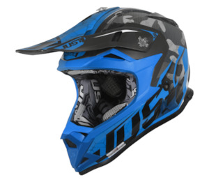 JUST1 J32 Swat Camo Blue Helmet