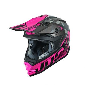 JUST1 J32 Swat Camo Pink Youth Helmet