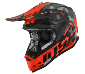 JUST1 J32 Swat Camo Orange Helmet