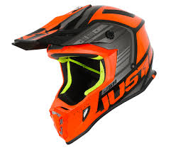 Just1: JUST1 J38 Blade MX Helmet - Orange/Black Gloss