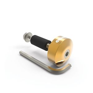 Mx Accessories: Oxford Bar End Plug 22mm - Gold (PAIR)