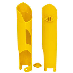 Tyres: FORK PROTECTORS RTECH YELLOW HUSQVARNA FC FE TC TE