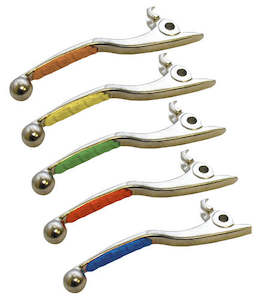 Handlebars: Levers with Rubber Insert - Blue