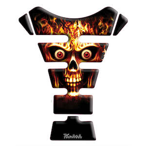 KEITI TANK PAD FLAMING SKULL KT6900