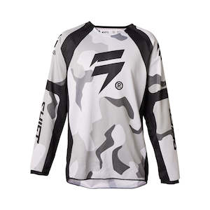 SHIFT YOUTH WHITE LABEL JERSEY POSN CAMO [WHITE CAMO]
