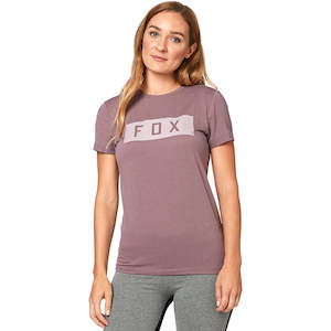 Womens Tops: FOX WOMENS SOLO SS TEE [PURPLE] XS