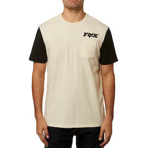 FOX BRIGGS SS CREW TEE [BONE]