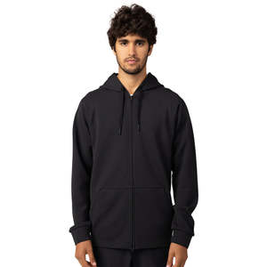 FOX RISE ZIP FLEECE HOODY [BLACK]