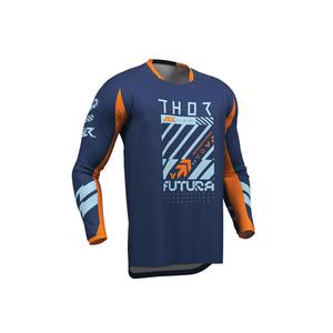 Thor: THOR MX YOUTH LAUNCHMODE FUTURA NAVY/ORANGE