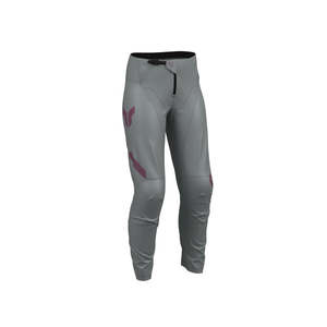 Thor: THOR MX PANT WOMENS RIDEMODE MENACE PUR/GRAY
