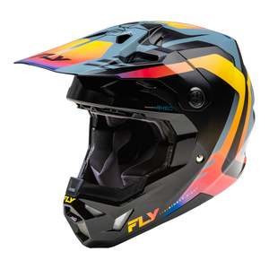 Fly: FLY Racing Formula CP Krypton Helmet - Grey/Black/Electric Fade