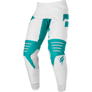 Fox: SHIFT 3LACK LABEL RACE PANTS [WHITE/GREEN]