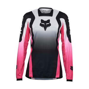 FOX WOMENS 180 LEAN JERSEY [BLACK/PINK]