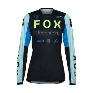 FOX WOMENS 180 RACE SPEC JERSEY [BLACK] S