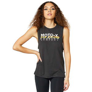 FOX WOMENS RAMPAGE TANK [BLACK VINTAGE]