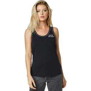 FOX WOMENS LAPPED TANK [BLACK]