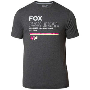 Mens Tops: ANALOG SS TECH TEE [HEATHER BLACK]