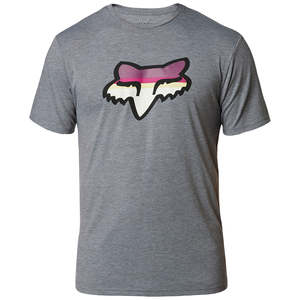 HEAD STRIKE SS TECH TEE [HEATHER GRAPHITE]