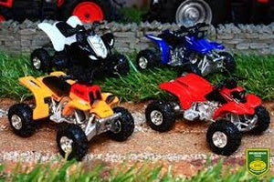 Merchandise: Yamaha Warrior 1:32 Diecast Model ATV - Blue