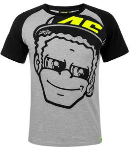 Merchandise: VR46 Classic Dottorino T-shirt Grey