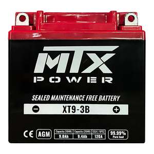 Batteries And Chargers: MTX Power Battery AGM - XT9-3B