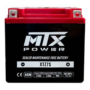 Batteries And Chargers: MTX Power Battery AGM - XTZ7S
