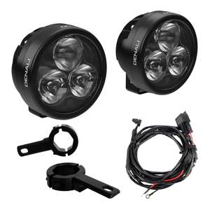 Lights: Denali D3 Essential Bundle with Engine Guard Mount - Harley-Davidson Motorcycles