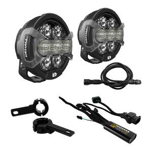 Denali D7 Pro Lighting Bundle with Mounts - BMW R1200 GS / GSA / RT / RS