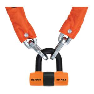 Oxford Heavy Duty Chain Lock 1.5 m - Orange