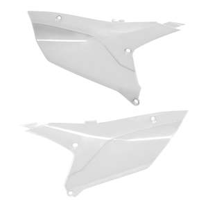 Dirt Plastics: Polisport Side Panels Yamaha YZ250F '24- / YZ450F '23- - White